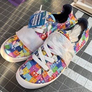 Skechers women’s  Multicolor Cat Sneakers “Bob’s” size 9US/39EU